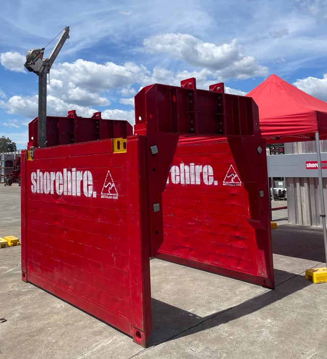 steel shoring box 141 with arch spreaders steel shoring box 141 with arch spreaders