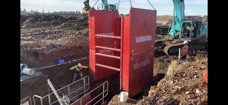 Steel manhole shoring boxes Steel manhole shoring boxes
