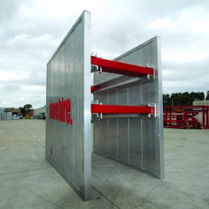 Light duty aluminium shoring boxes