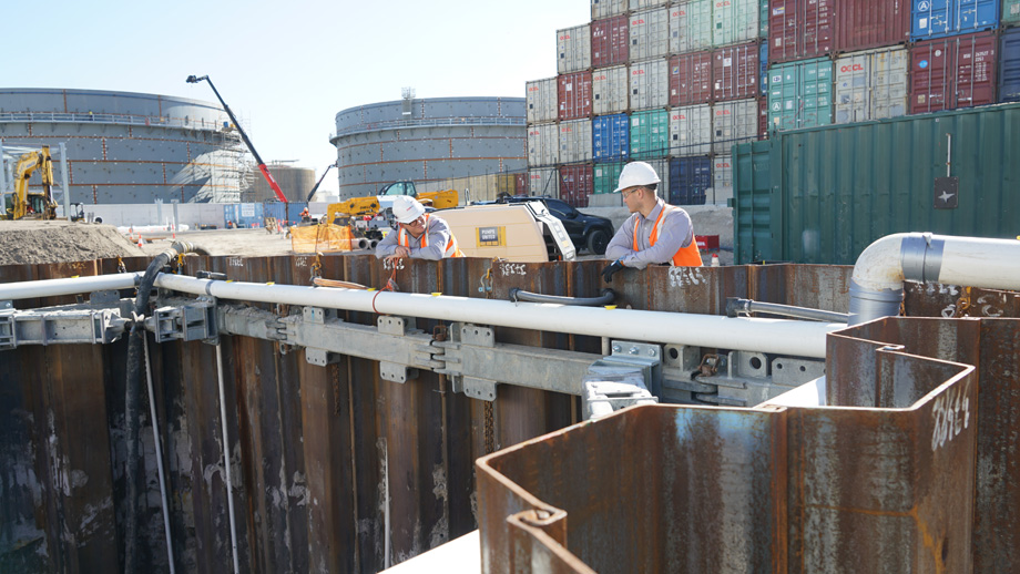 Steel trench botany 2020846 Sheet piles