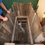 Timber Shoring Timber Shoring installed in a trench