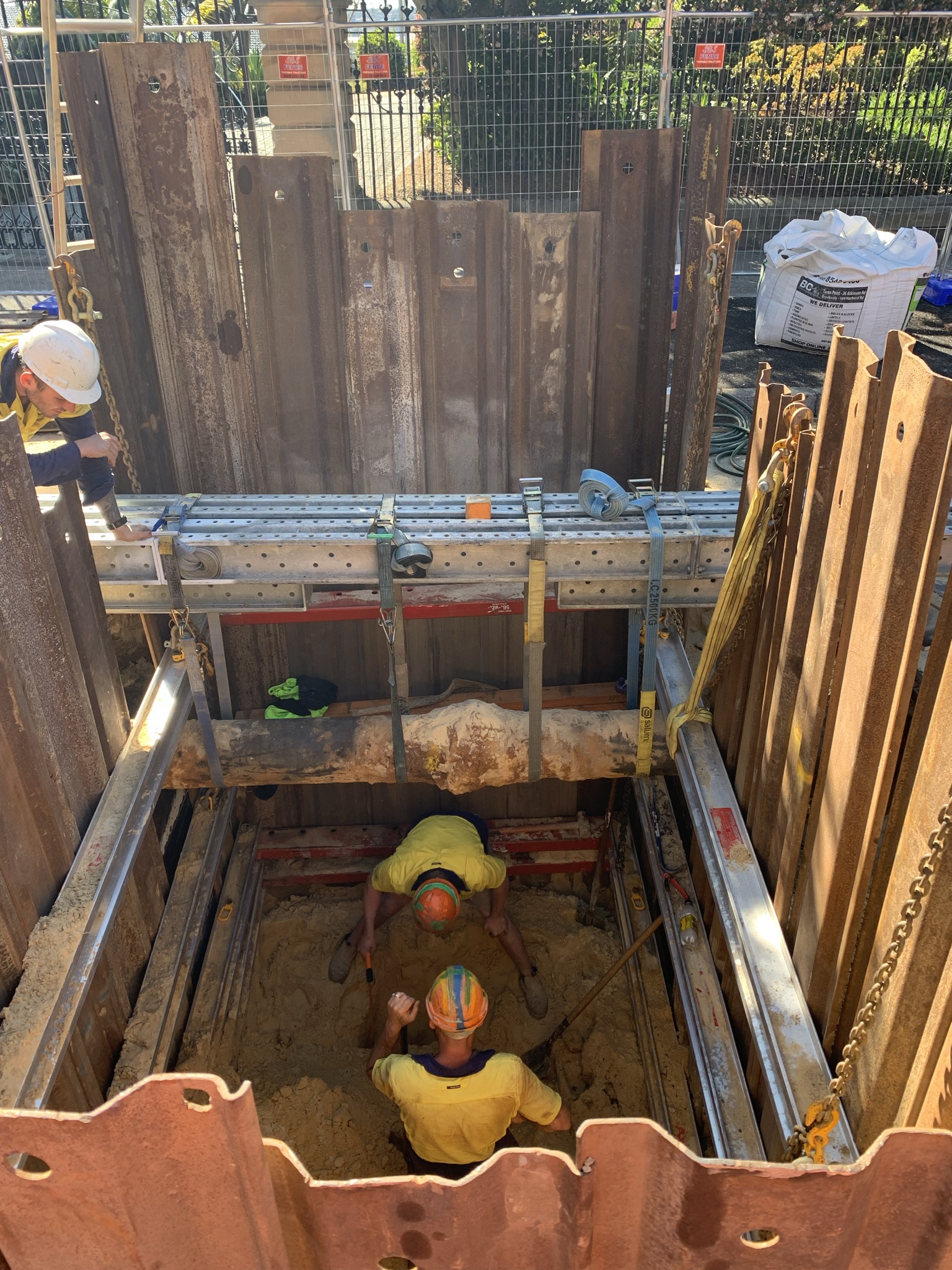 Shoring an Excavation in Loose Sand Sydney Shore Hire