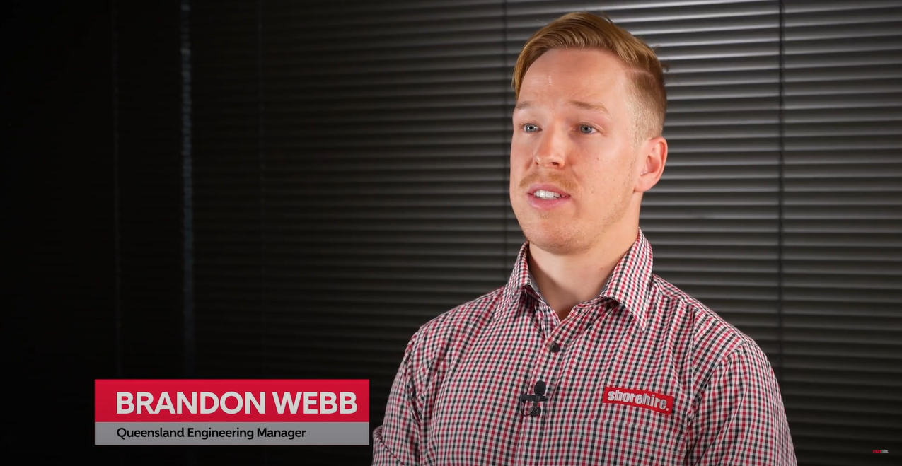 Brandon, Shore Hire's QLD Engineering Manager