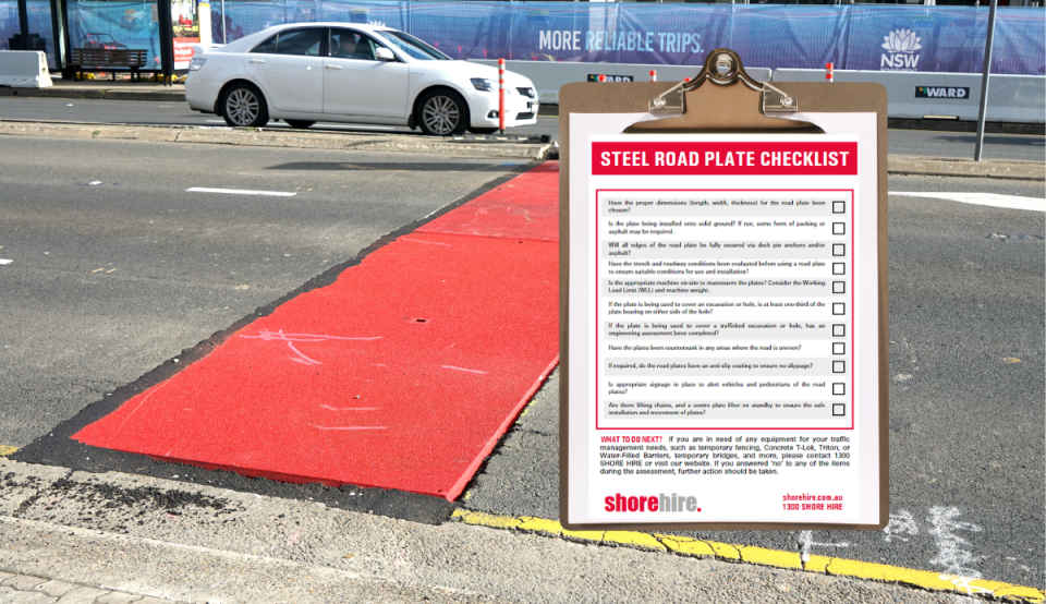 Steel Road Plate Checklist