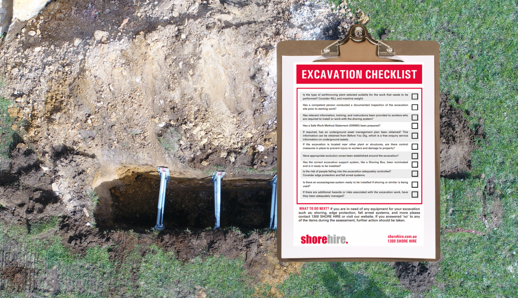 Excavation Checklist