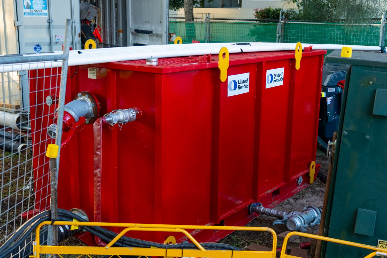United Rentals Sediment Tank United Rentals Sediment Tank